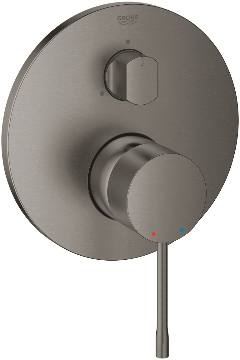 Grohe Essence bateria wannowo-prysznicowa podtynkowa brushed hard graphite 24092AL1