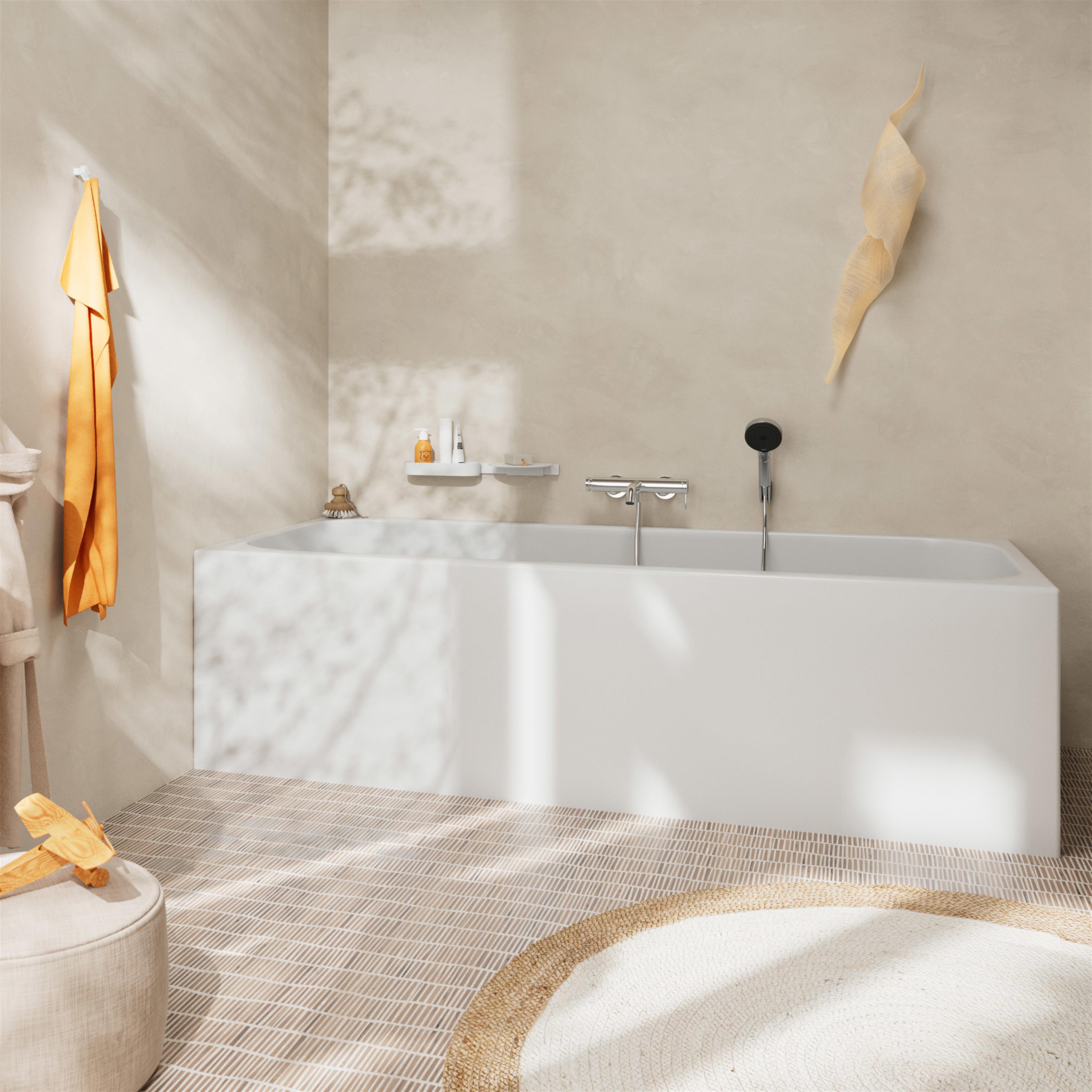 Hansgrohe Tecturis S bateria wannowo-prysznicowa ścienna chrom 73422000