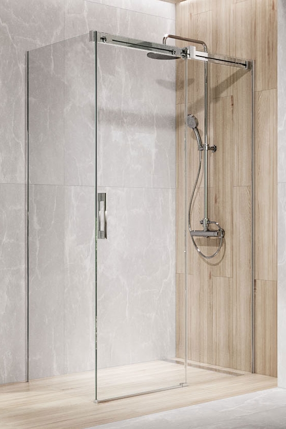 Radaway Espera Pro KDJ drzwi prysznicowe 58,5 cm do ścianki prawe chrom/szkło przezroczyste 10090110-01-01R