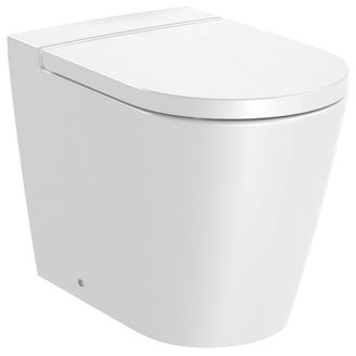 Roca Inspira Round miska WC Rimless stojąca biała A347526000