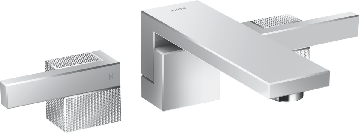 Axor Edge bateria wannowo-prysznicowa podtynkowa szlif diamentowy chrom 46061000
