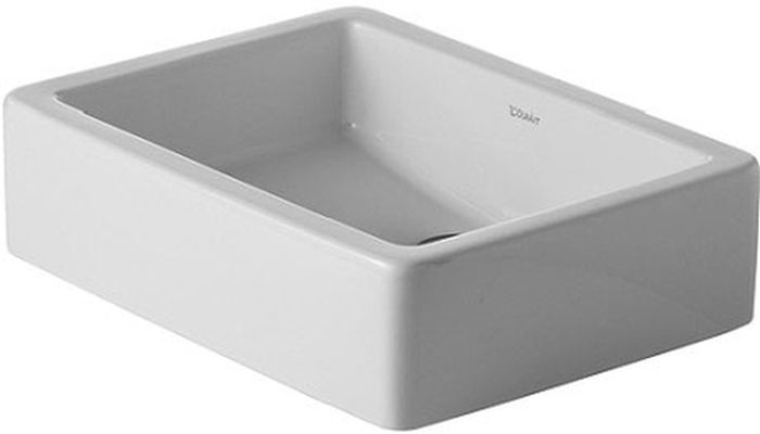 Duravit Vero umywalka 50x38 cm nablatowa prostokątna WonderGliss biała 04555000001