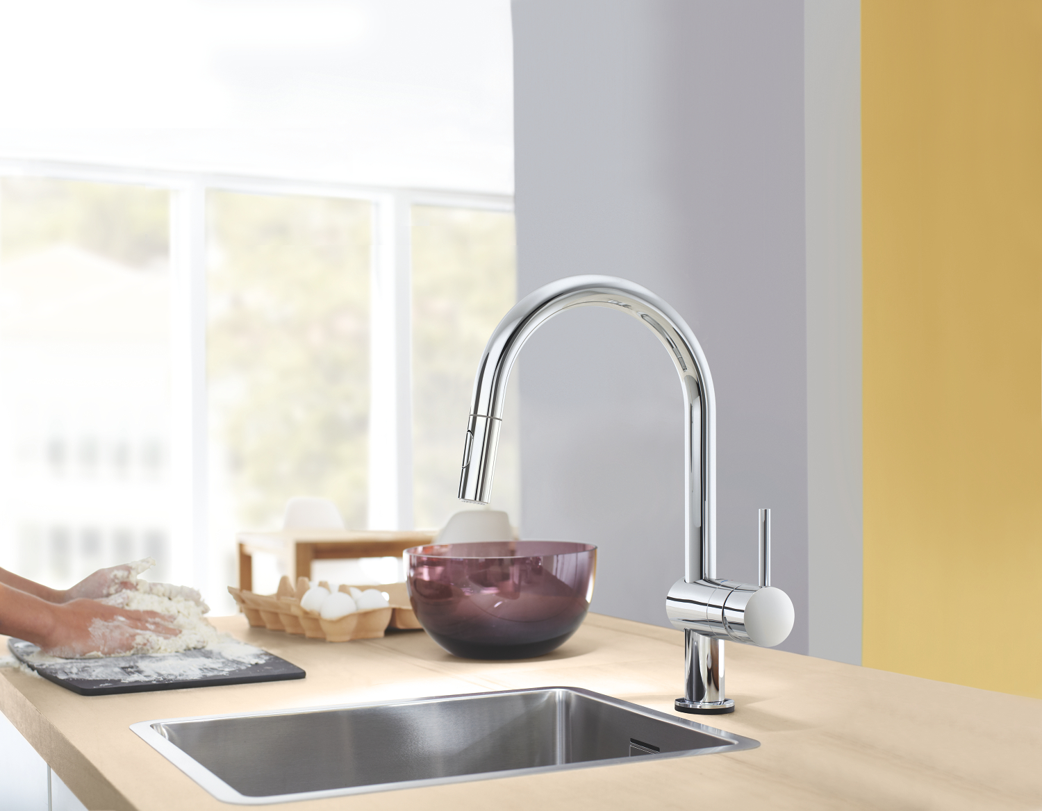 Grohe Minta bateria kuchenna stojąca StarLight Chrome 31358002