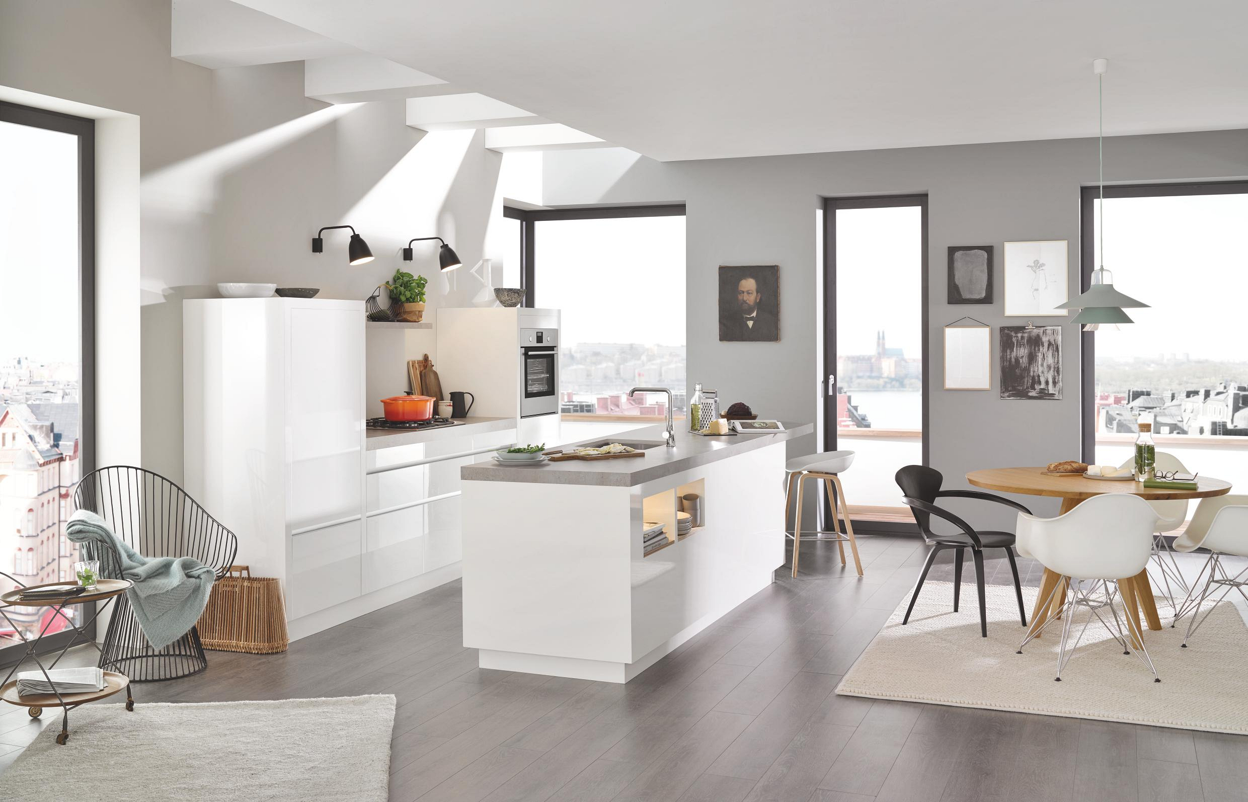 Grohe Essence bateria kuchenna stojąca StarLight Chrome 30269000