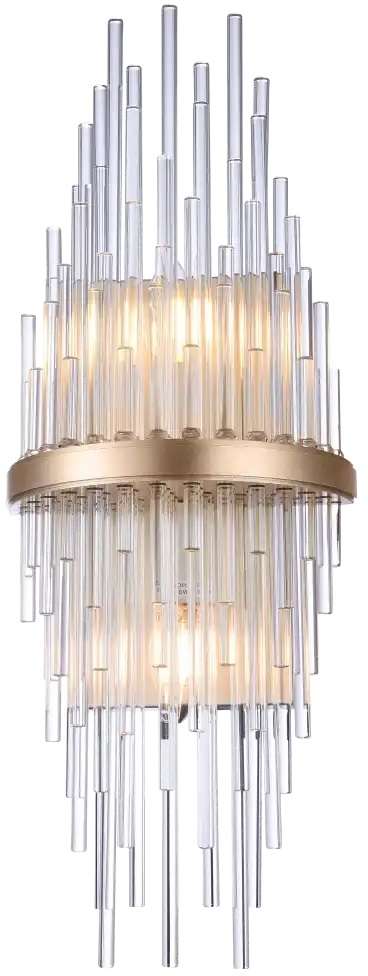 CosmoLight Reykjavik kinkiet 2x60W szampan W02073CP - Wysyłka w 24h