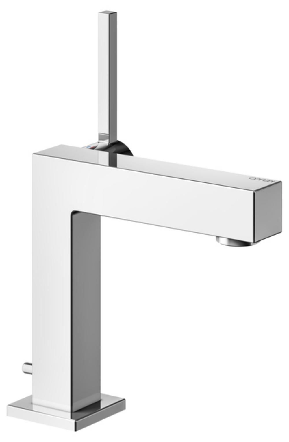 Keuco Edition 90 Square bateria umywalkowa stojąca chrom 59104010000