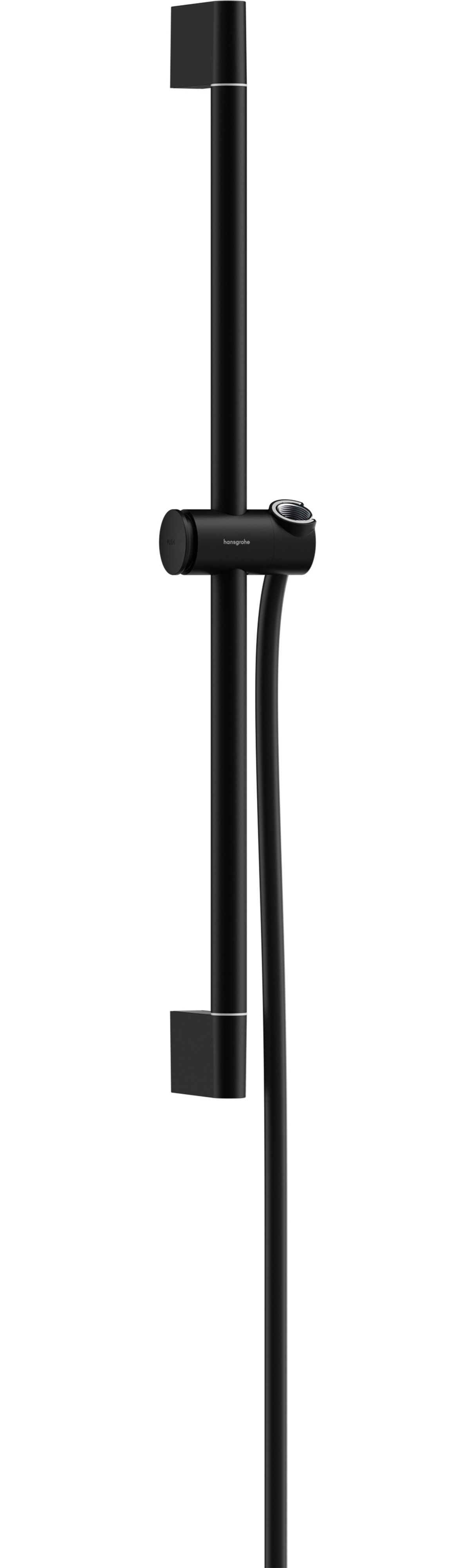 Hansgrohe Unica Pulsify S drążek prysznicowy 65 cm czarny mat 24400670