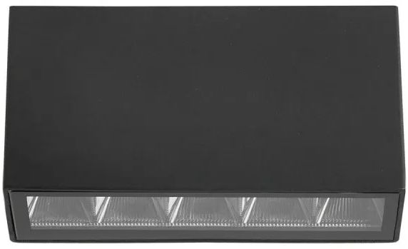 Italux Forli lampa podsufitowa zewnętrzna 1x5 W czarny piaskowany OWL-2015-4K