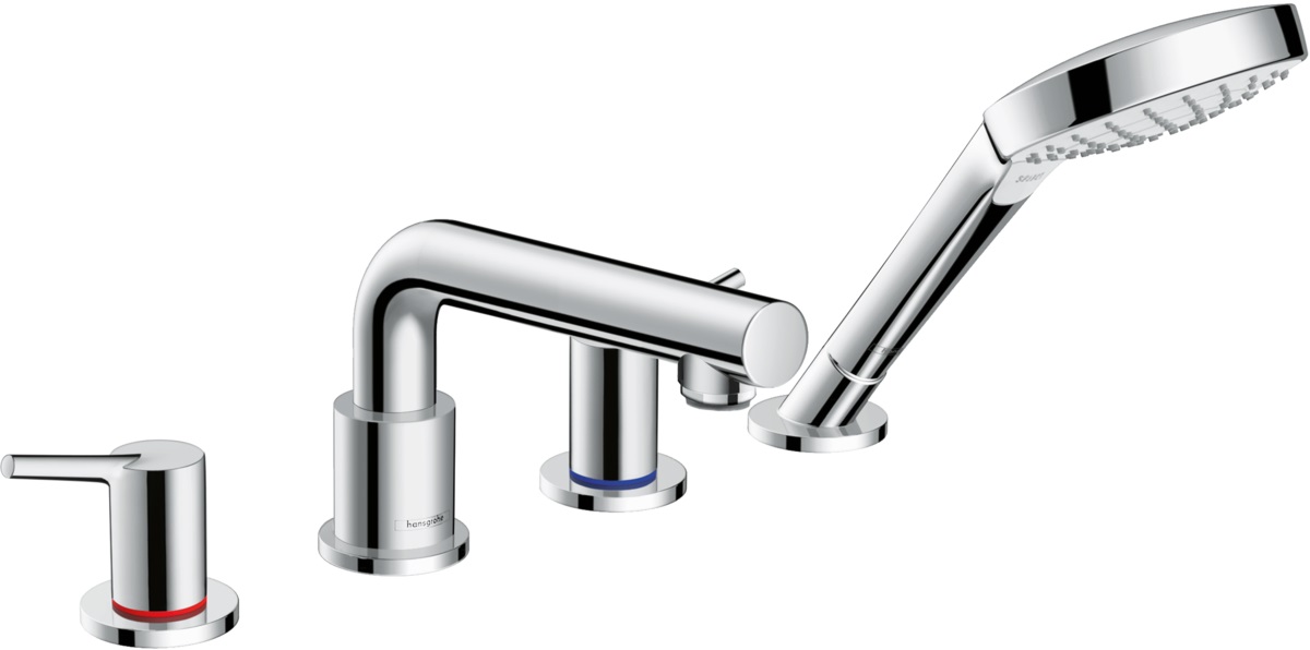 Hansgrohe Talis S bateria wannowo-prysznicowa 4-otworowa chrom 72419000
