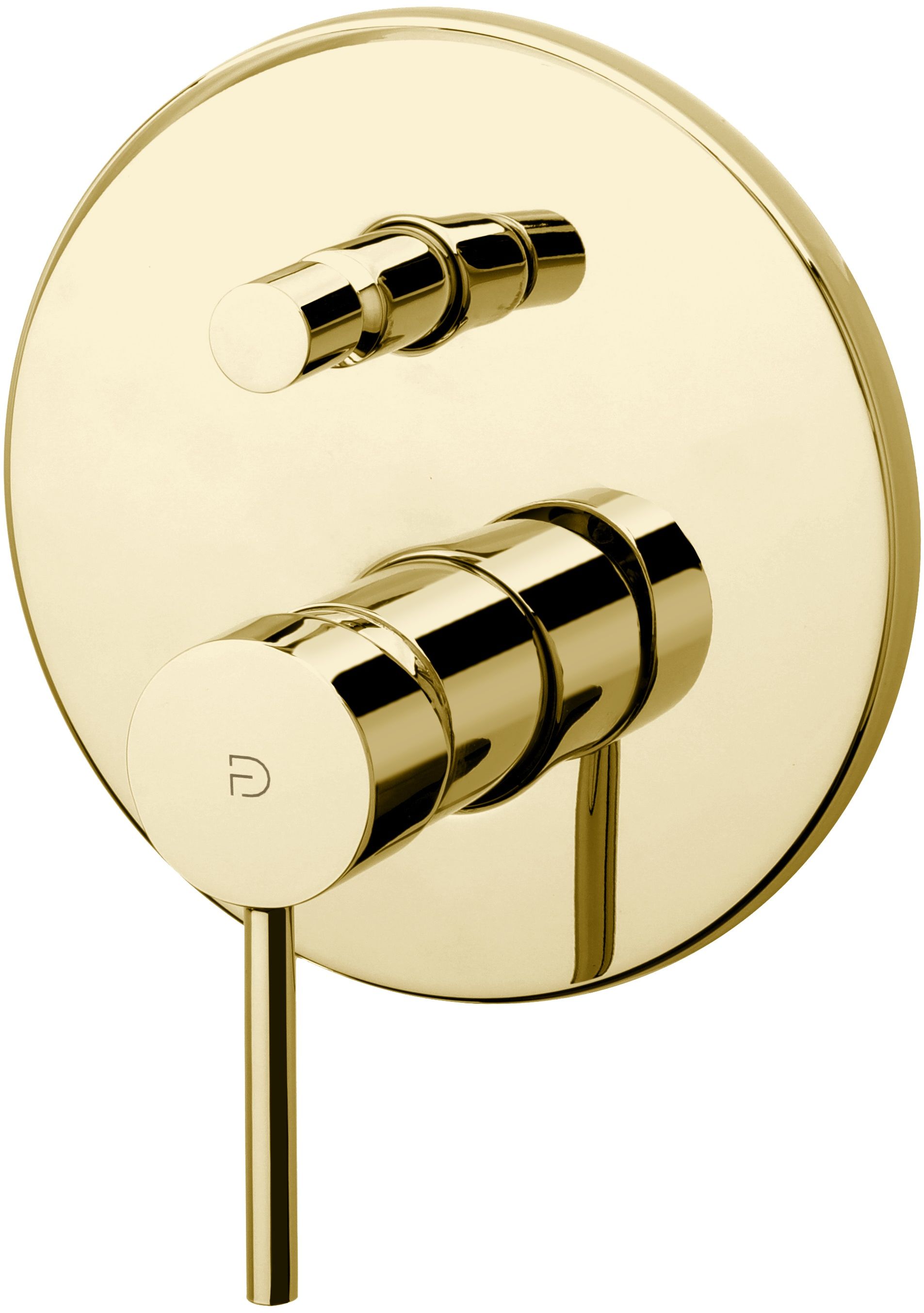 FDesign Flusso bateria wannowo-prysznicowa podtynkowa złoty połysk FD1-FLS-7P-55