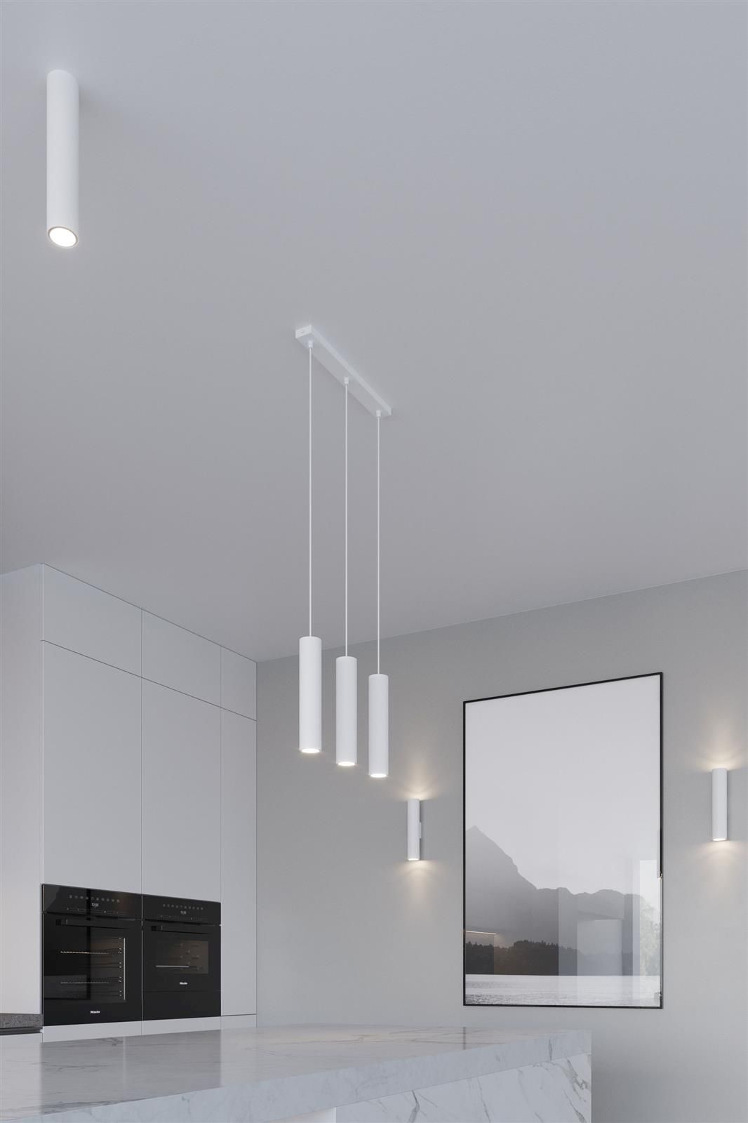 Sollux Lighting Lagos lampa wisząca 3x40W biała SL.1078