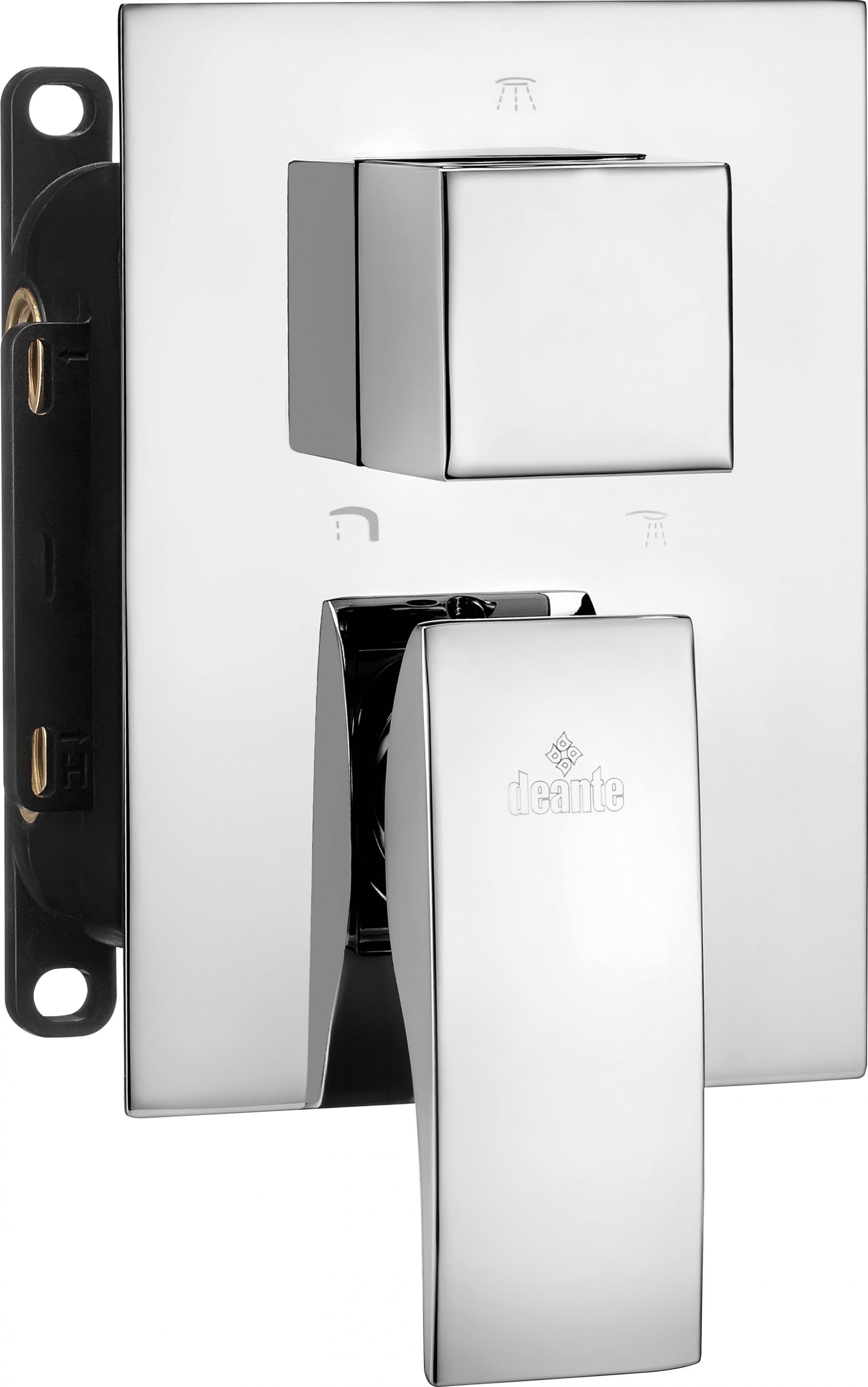 Deante Minimal bateria wannowo-prysznicowa podtynkowa chrom BXY0QMM - Wysyłka w 24h