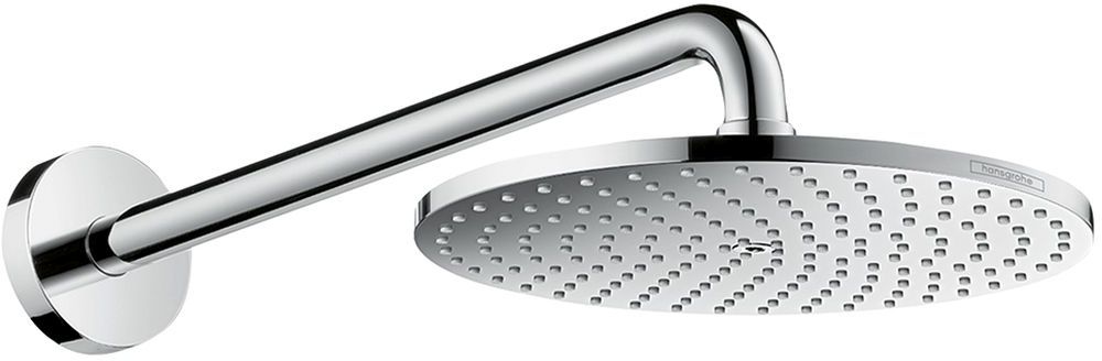 Hansgrohe Raindance S PowderRain deszczownica 24 cm okrągła 240 1jet P z ramieniem ściennym chrom 27607000 - Wysyłka w 24h