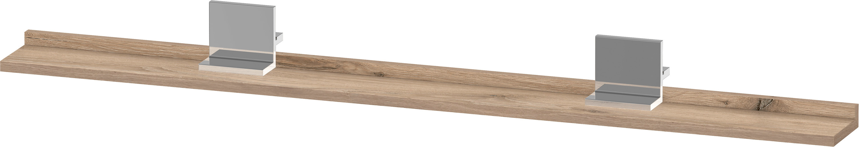 Duravit Sivida półka 128 cm dąb-chrom SV7435010550000