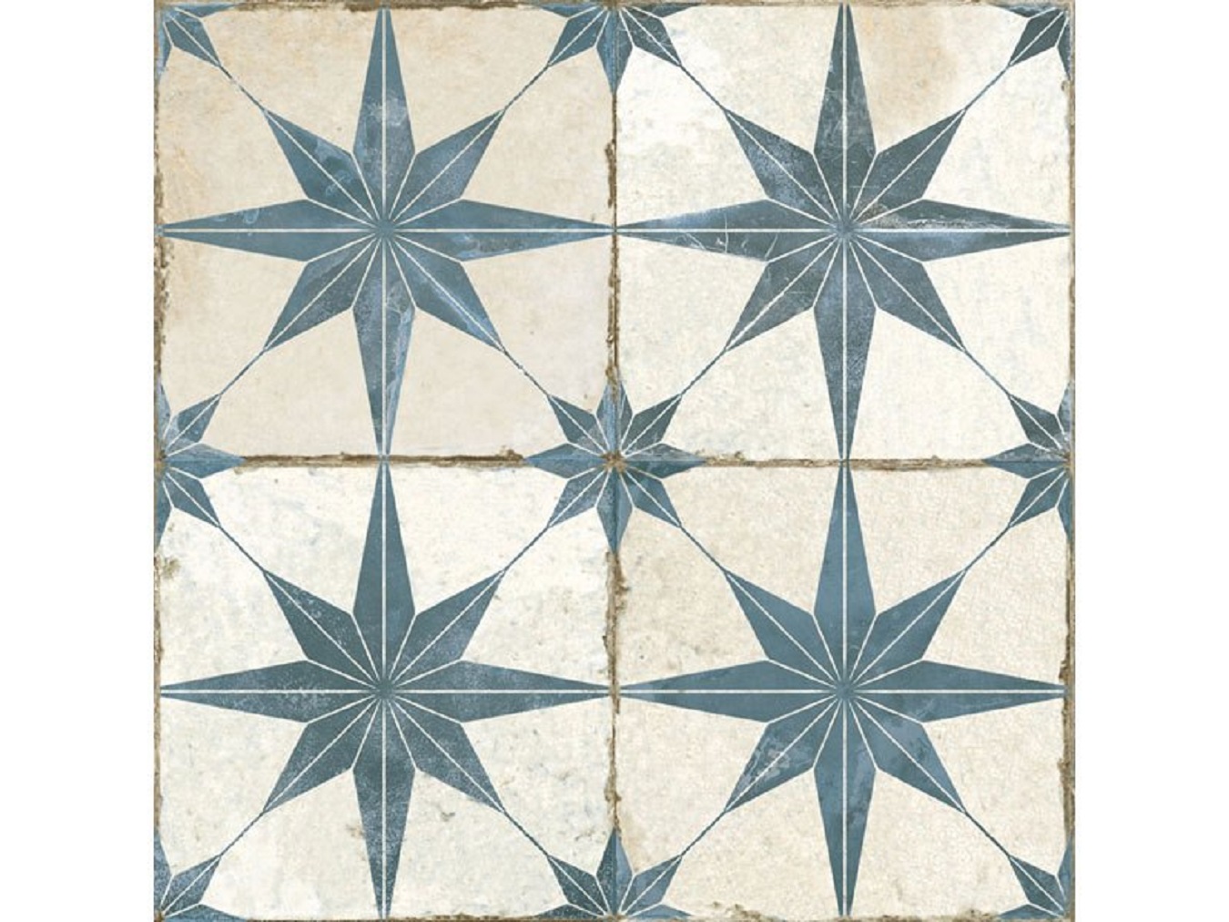 Peronda Star płytka ścienno-podłogowa 45x45 cm beżowa-niebieska