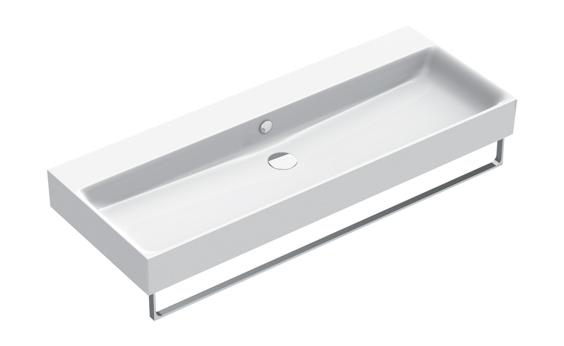 Catalano New Premium umywalka 120x47 cm prostokątna ścienna biała 0221200001