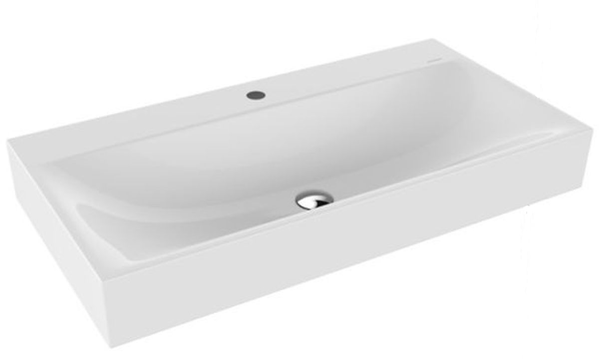 Kaldewei Silenio umywalka 90x46 cm ścienna prostokątna model 3045 biała 904406303001