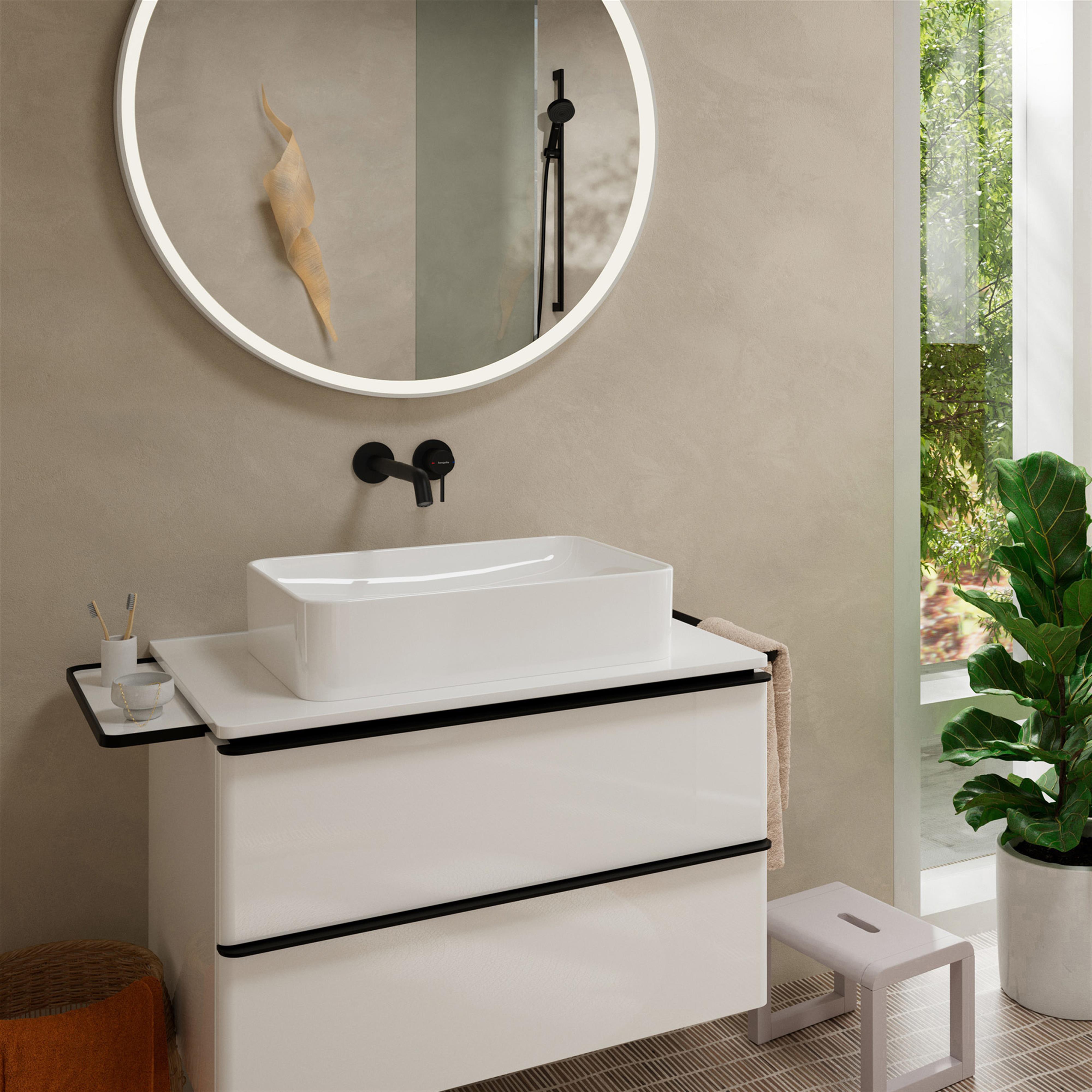 Hansgrohe Tecturis S bateria umywalkowa podtynkowa czarna 73351670 - Wysyłka w 24h