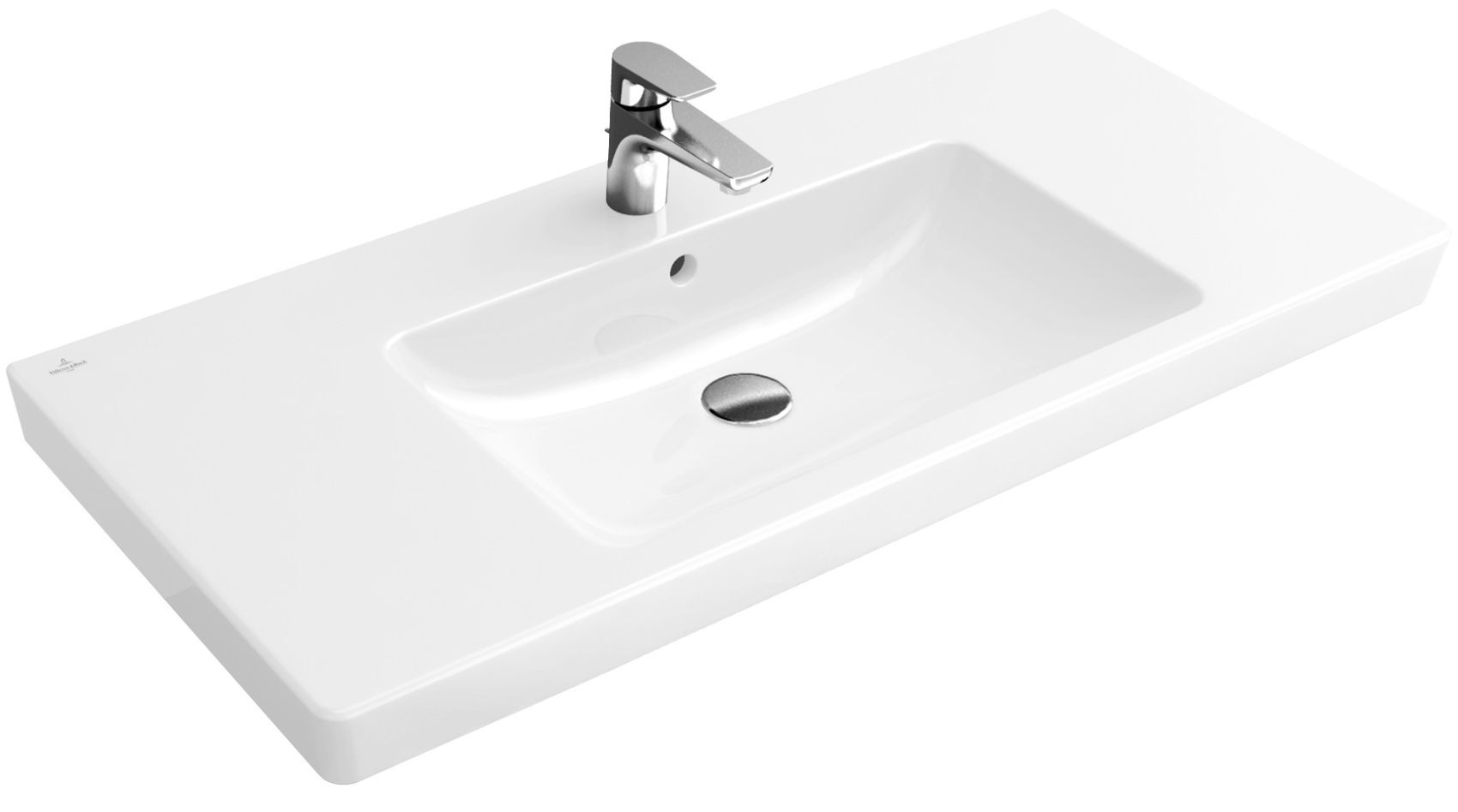 Villeroy & Boch Subway 2.0 umywalka 100x47 cm prostokątna Weiss Alpin 7175A001