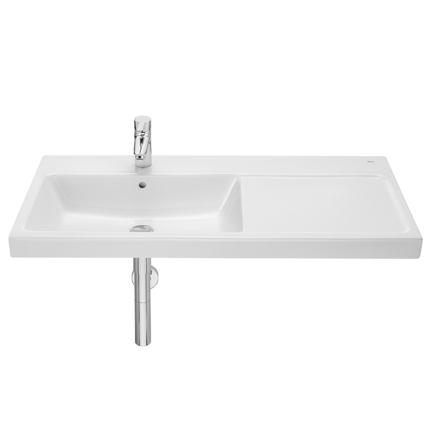 Roca Gap umywalka 100x46 cm prostokątna ścienna biała A3270MBS00