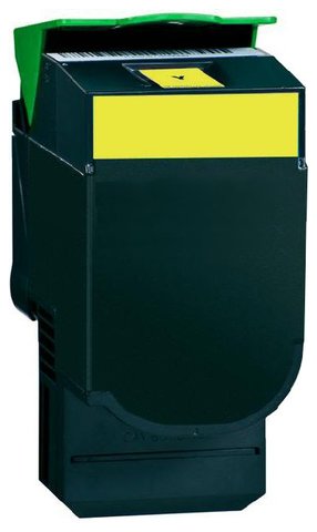 Zgodny toner zamiennik DT421YL do Lexmark CS421dn CS521dn CS622de CX421adn CX522ade CX622ade CX625ade CX625adhe, pasuje zamiast Lexmark 78C20Y0 Yel...