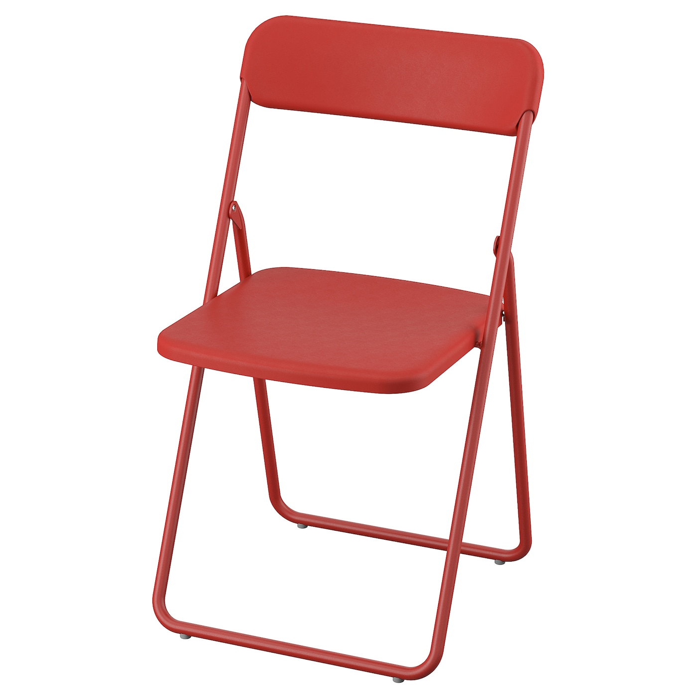 IKEA VIHALS krzesło składane, czerwony, Głębokość: 47 cm