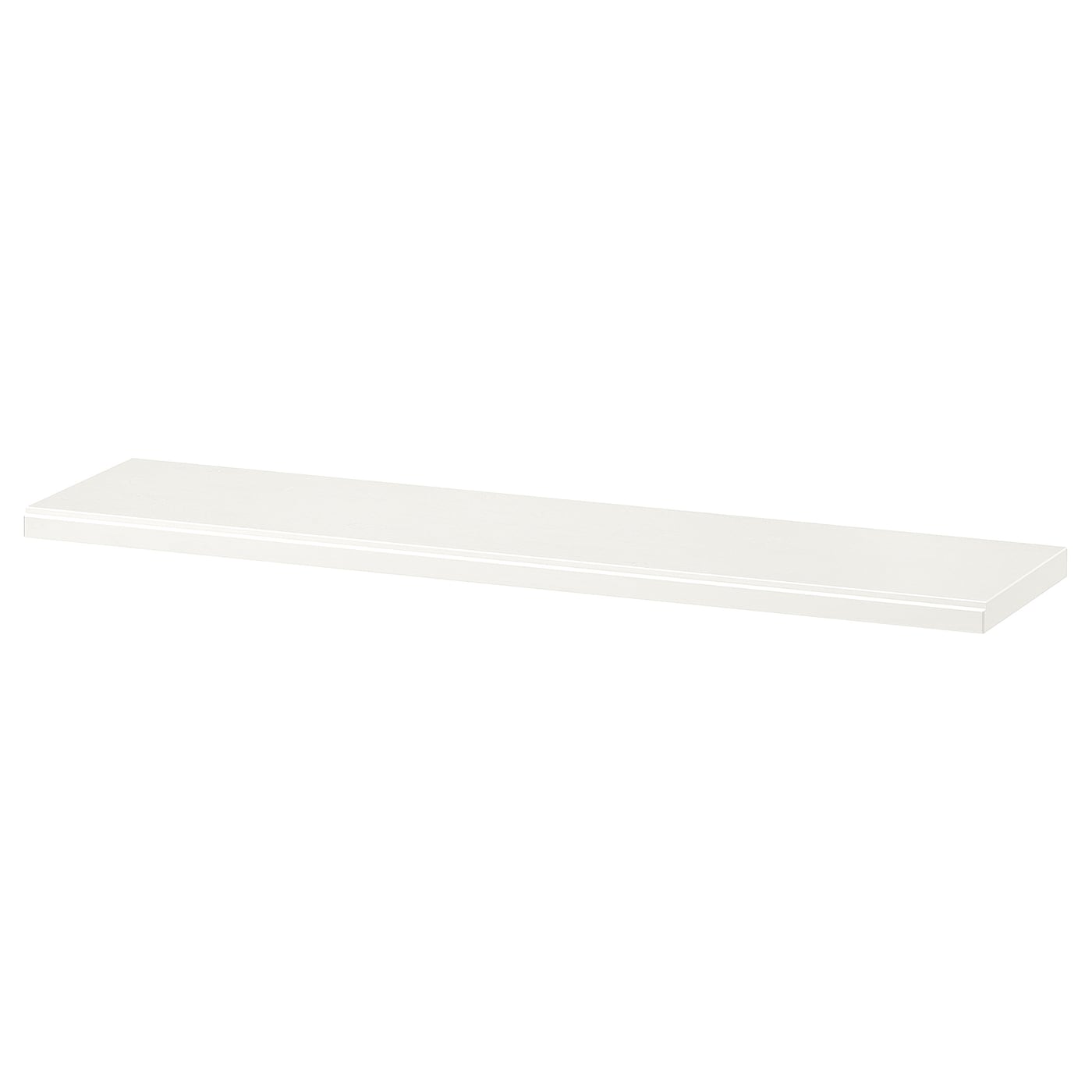 IKEA TRANHULT półka, bejcowana na biało osika, 80x20 cm