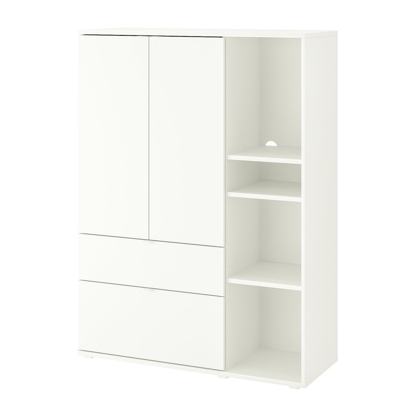 IKEA VIHALS szafka, biały, 105x37x140 cm
