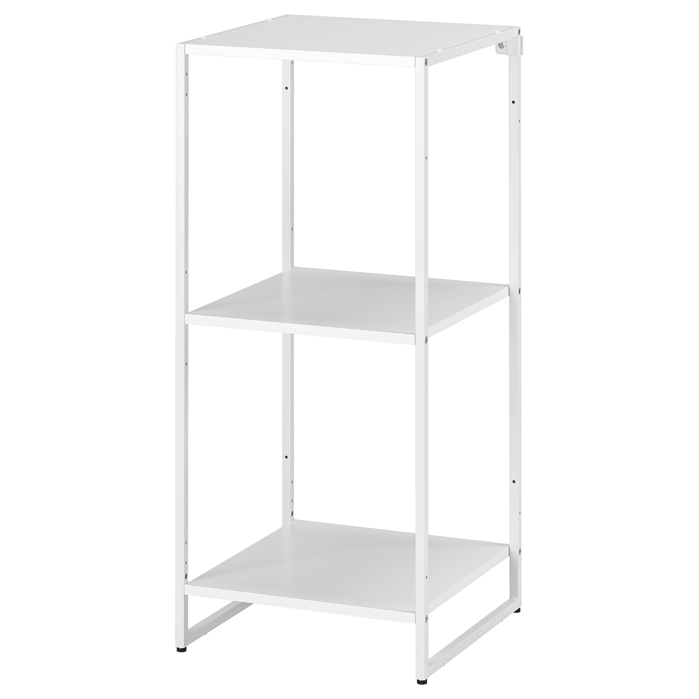 IKEA JOSTEIN regał, do wewnątrz/na zewnątrz/metal biały, 41x40x90 cm