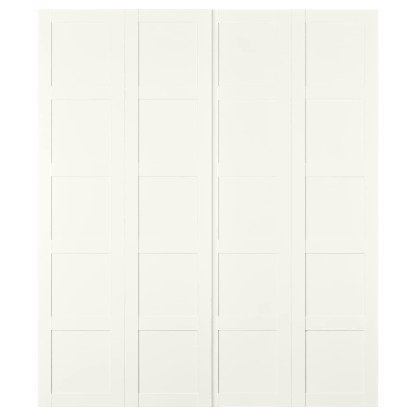 IKEA BERGSBO Drzwi przesuwne, biały, 200x236 cm