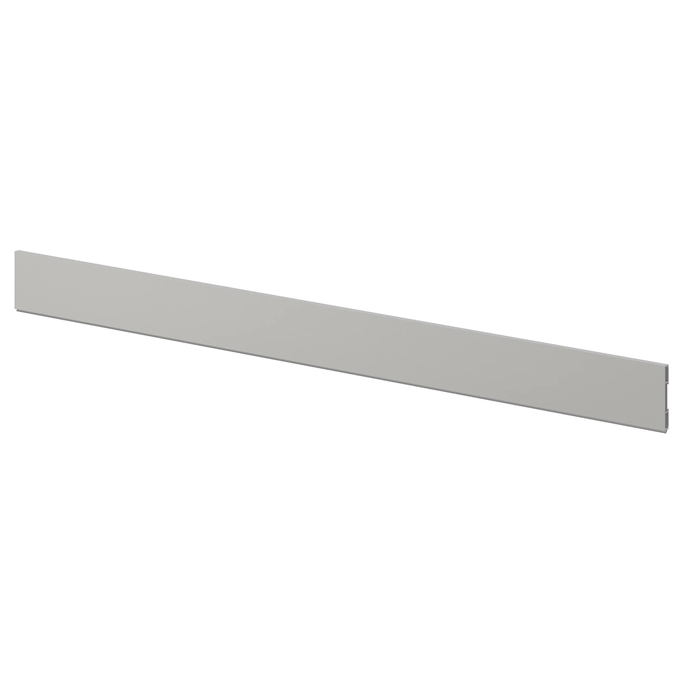 IKEA LERHYTTAN cokół, jasnoszary, 220x8 cm