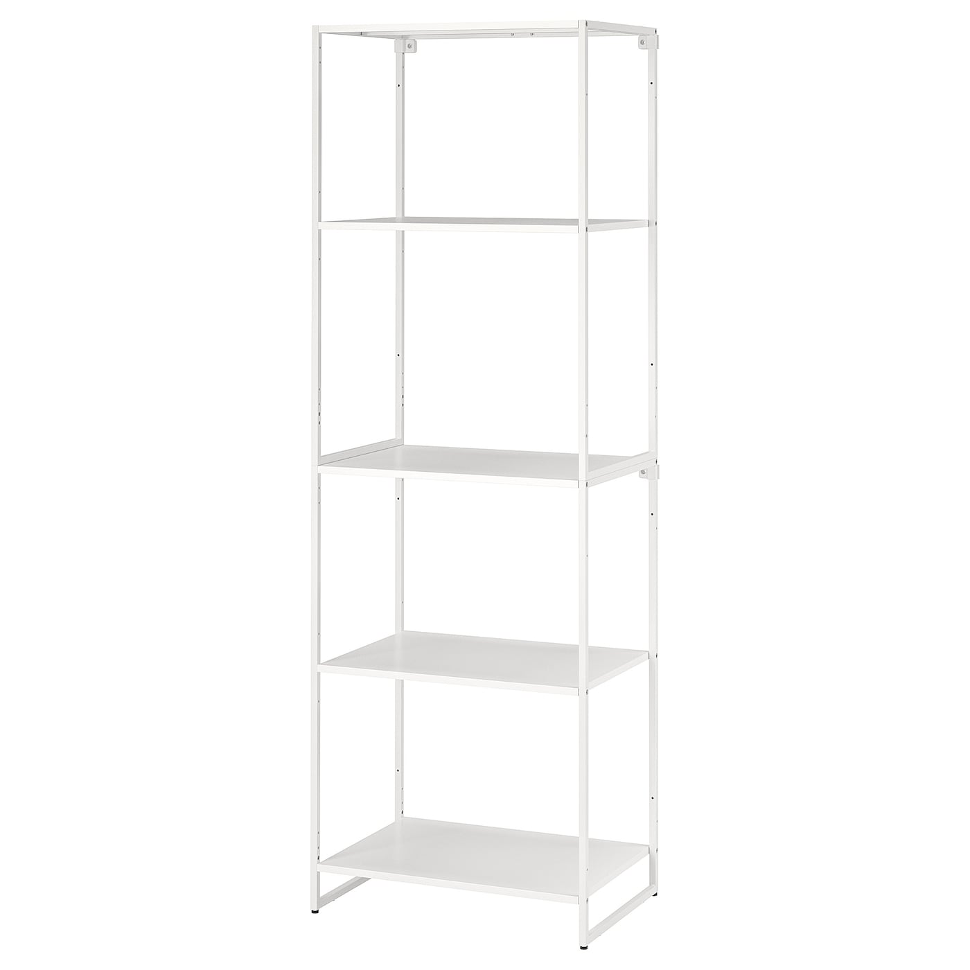 IKEA JOSTEIN regał, do wewnątrz/na zewnątrz/metal biały, 61x40x180 cm