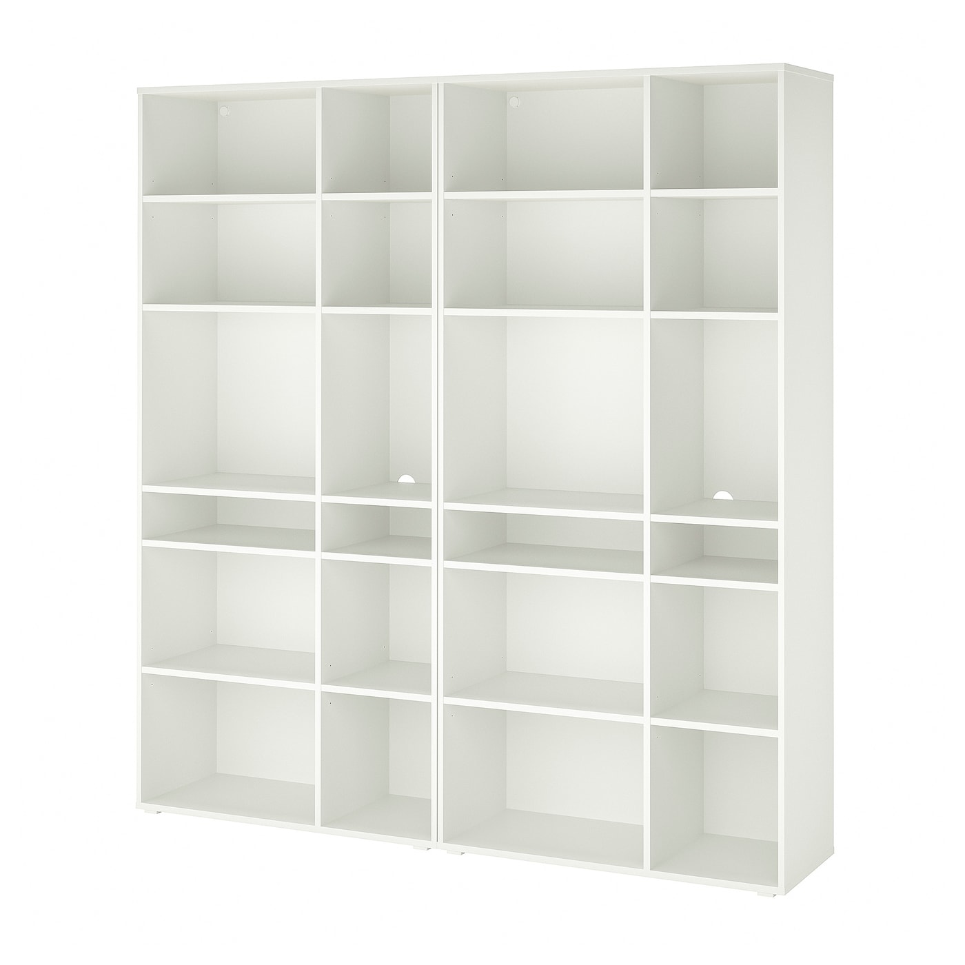 IKEA VIHALS kombinacja regałowa, biały, 190x37x200 cm