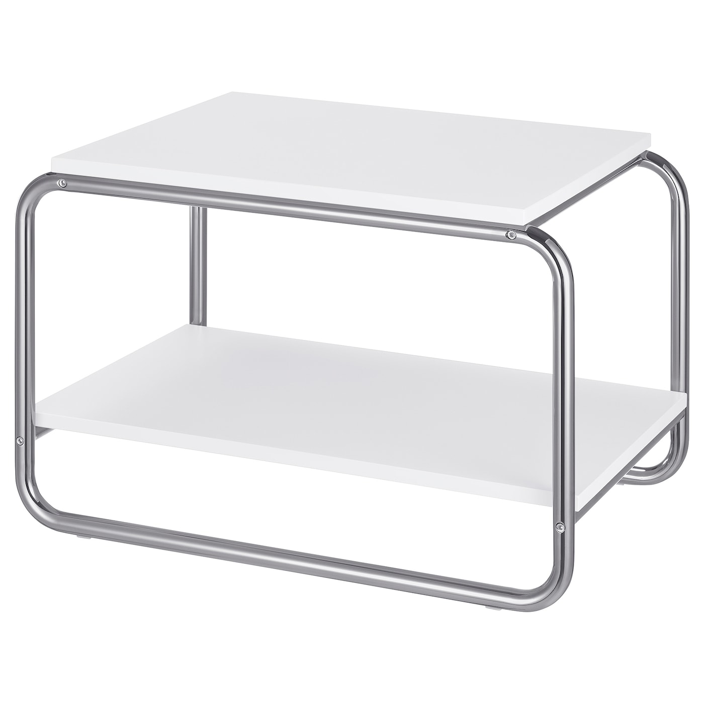 IKEA BAGGBODA stolik, biały, 71x50 cm