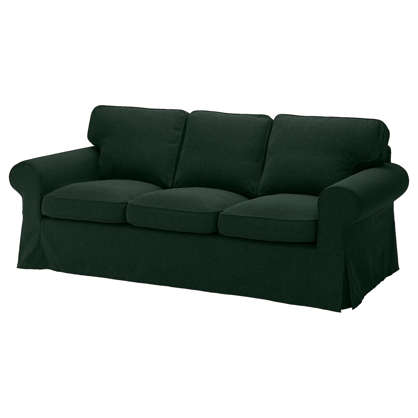 IKEA EKTORP sofa 3-osobowa, Tallmyra ciemnozielony, Szerokość: 218 cm