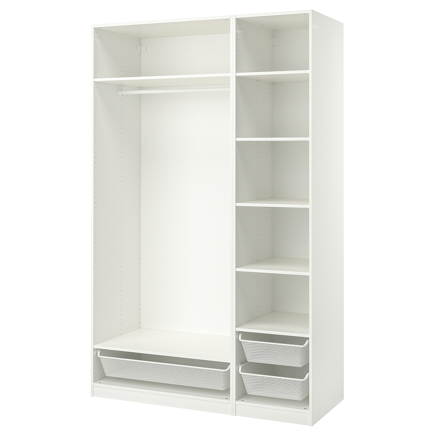 IKEA PAX kombinacja szafy, biały, 150x58x236 cm