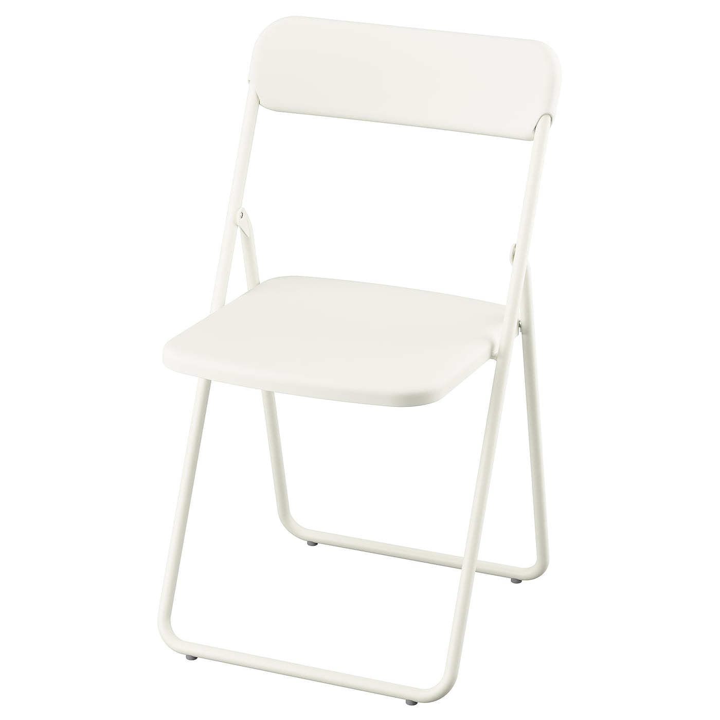IKEA VIHALS krzesło składane, biały, Głębokość: 47 cm