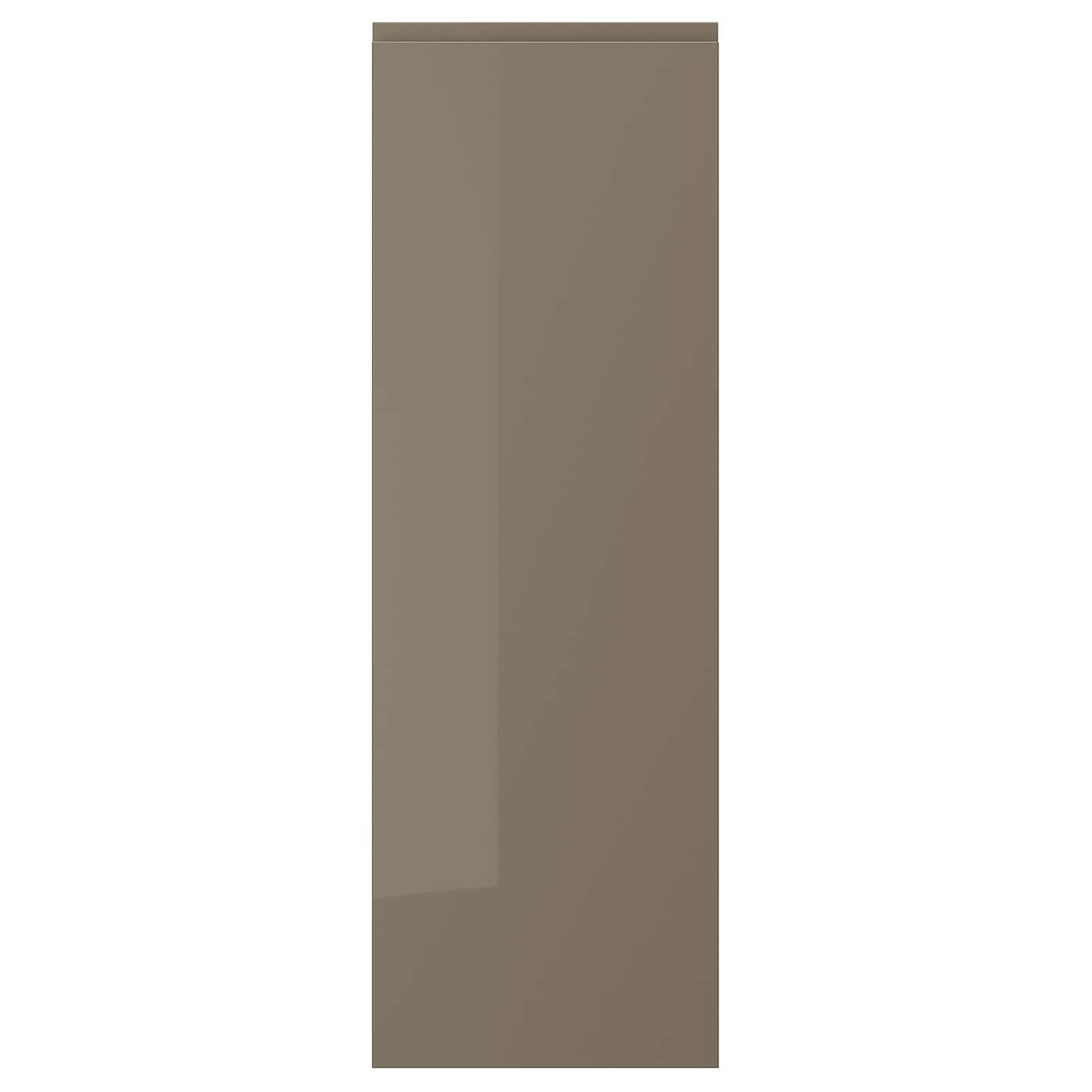 IKEA VOXTORP drzwi, połysk ciemnoszarobrązowy, 40x120 cm