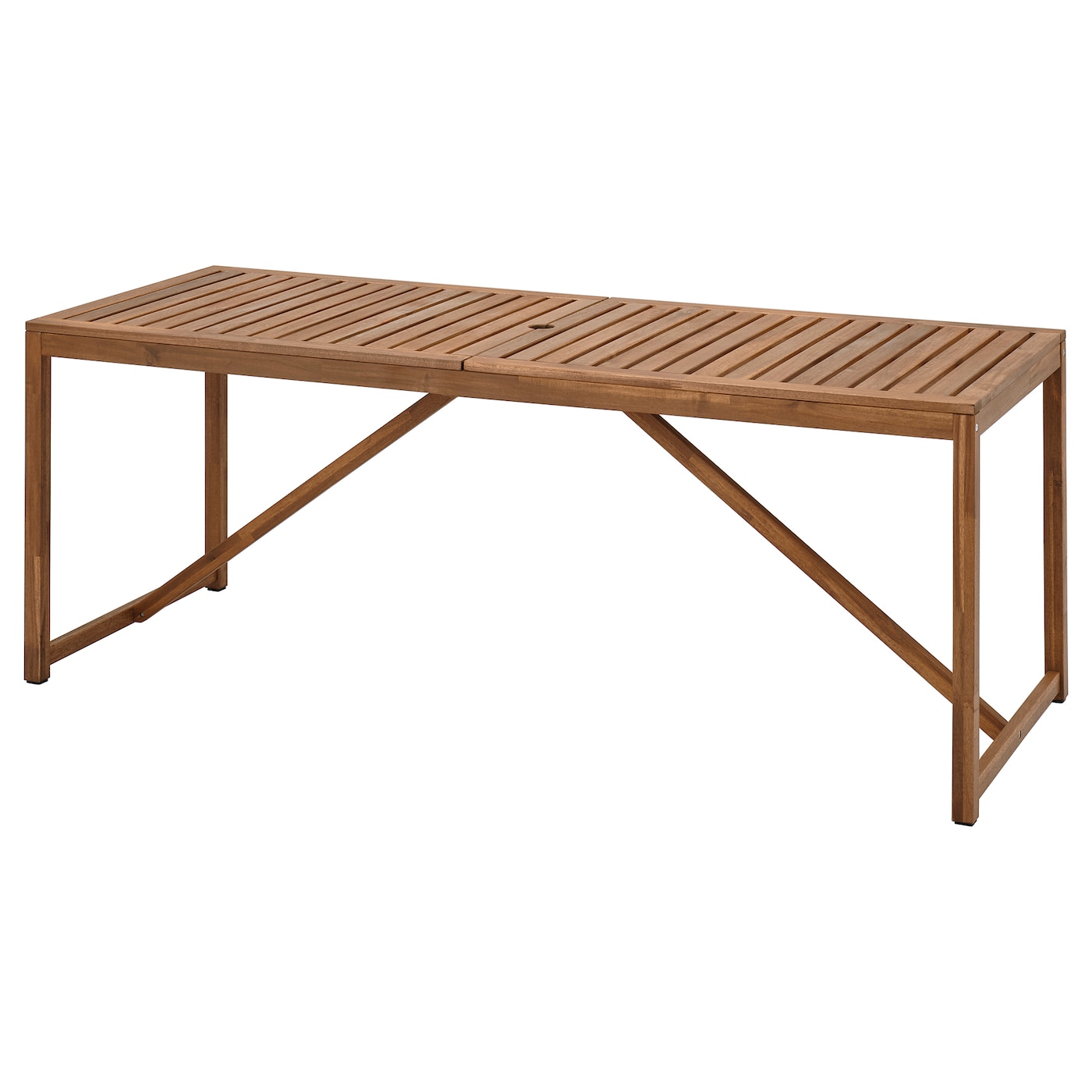 IKEA NÄMMARÖ stół, ogrodowy, bejca jasnobrązowa, 200x75 cm