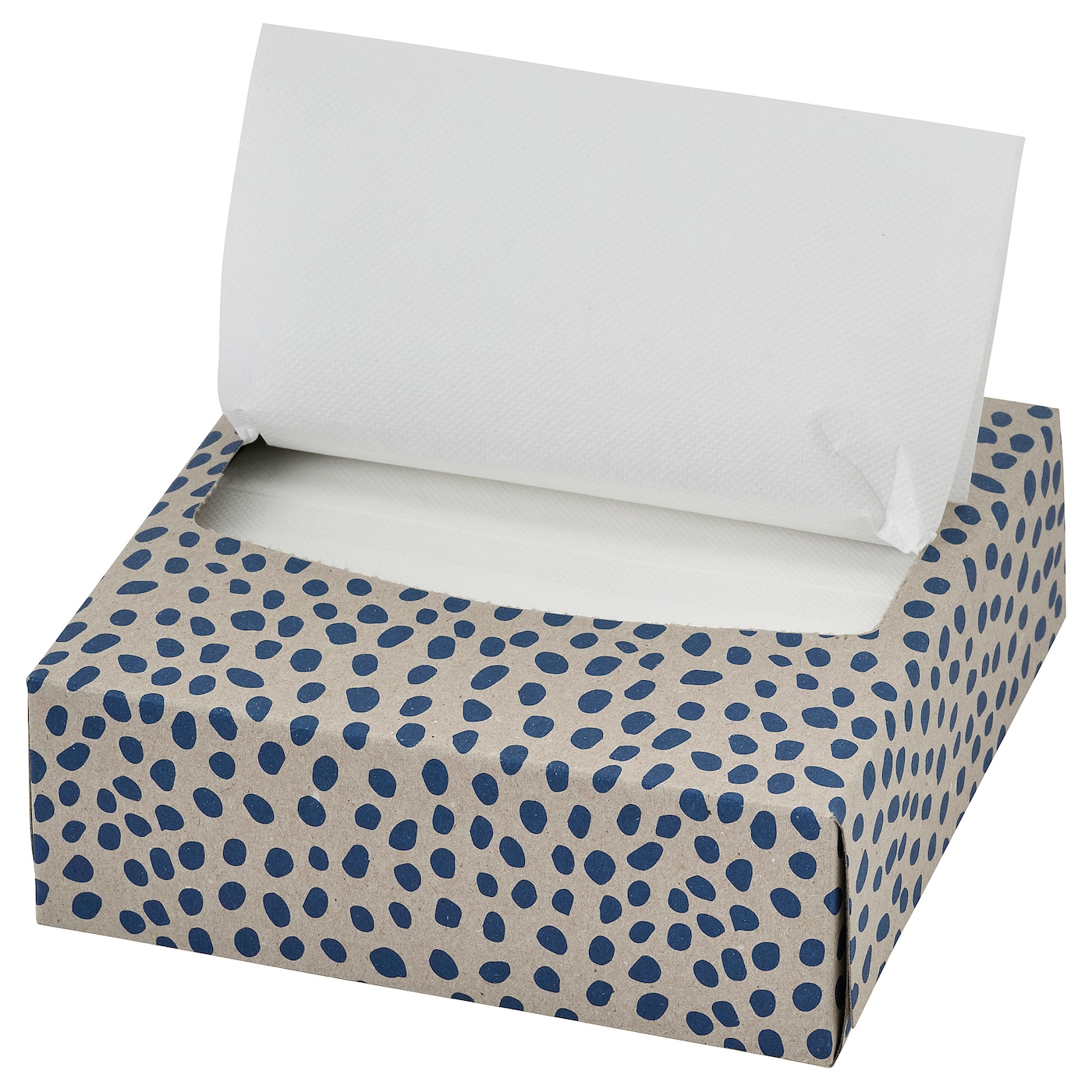 IKEA PILLERSTARR serwetki, wzór/beżowy niebieski, 32x16 cm