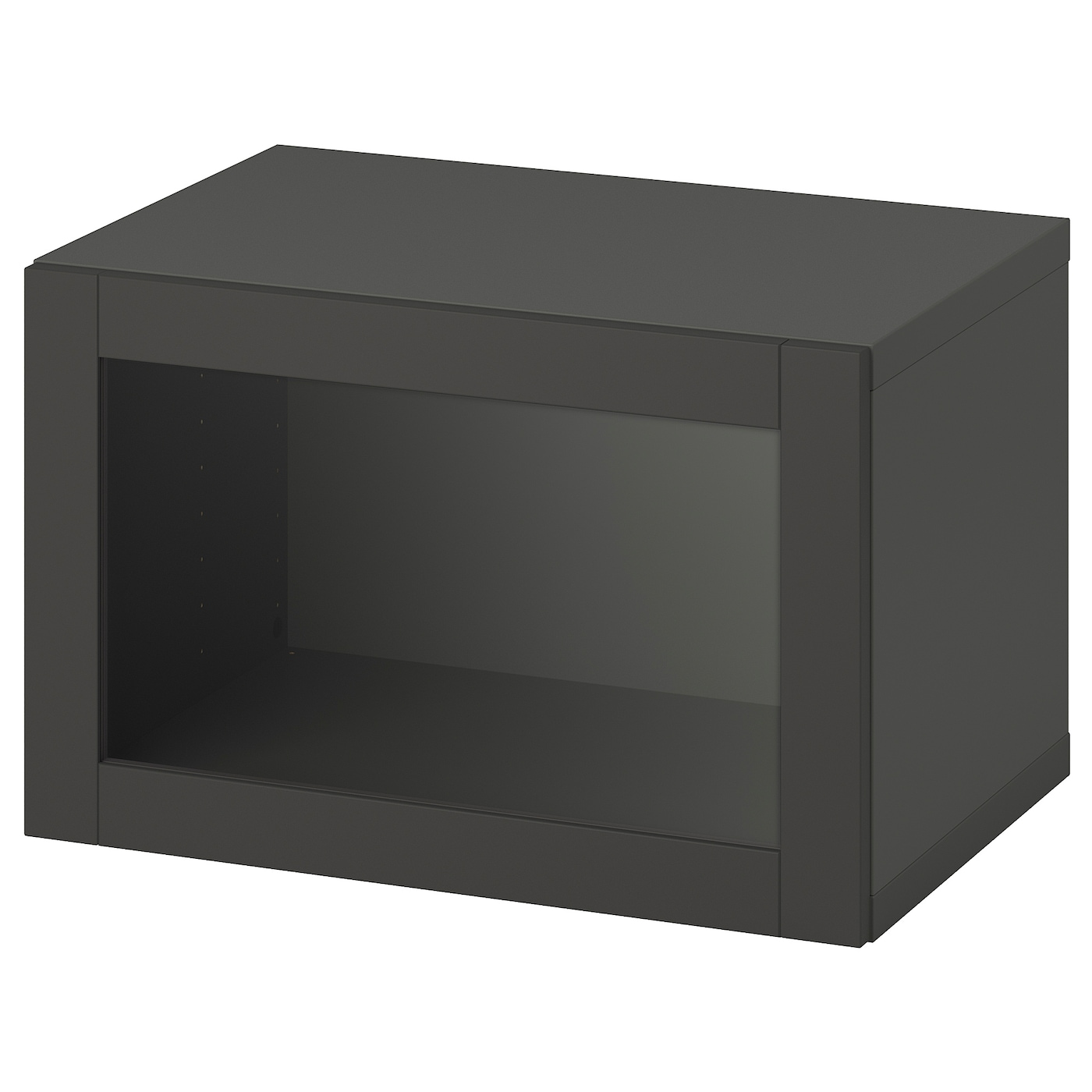 IKEA BESTÅ szafka z drzwiczkami, ciemnoszary/Sindvik ciemnoszary, 60x42x38 cm
