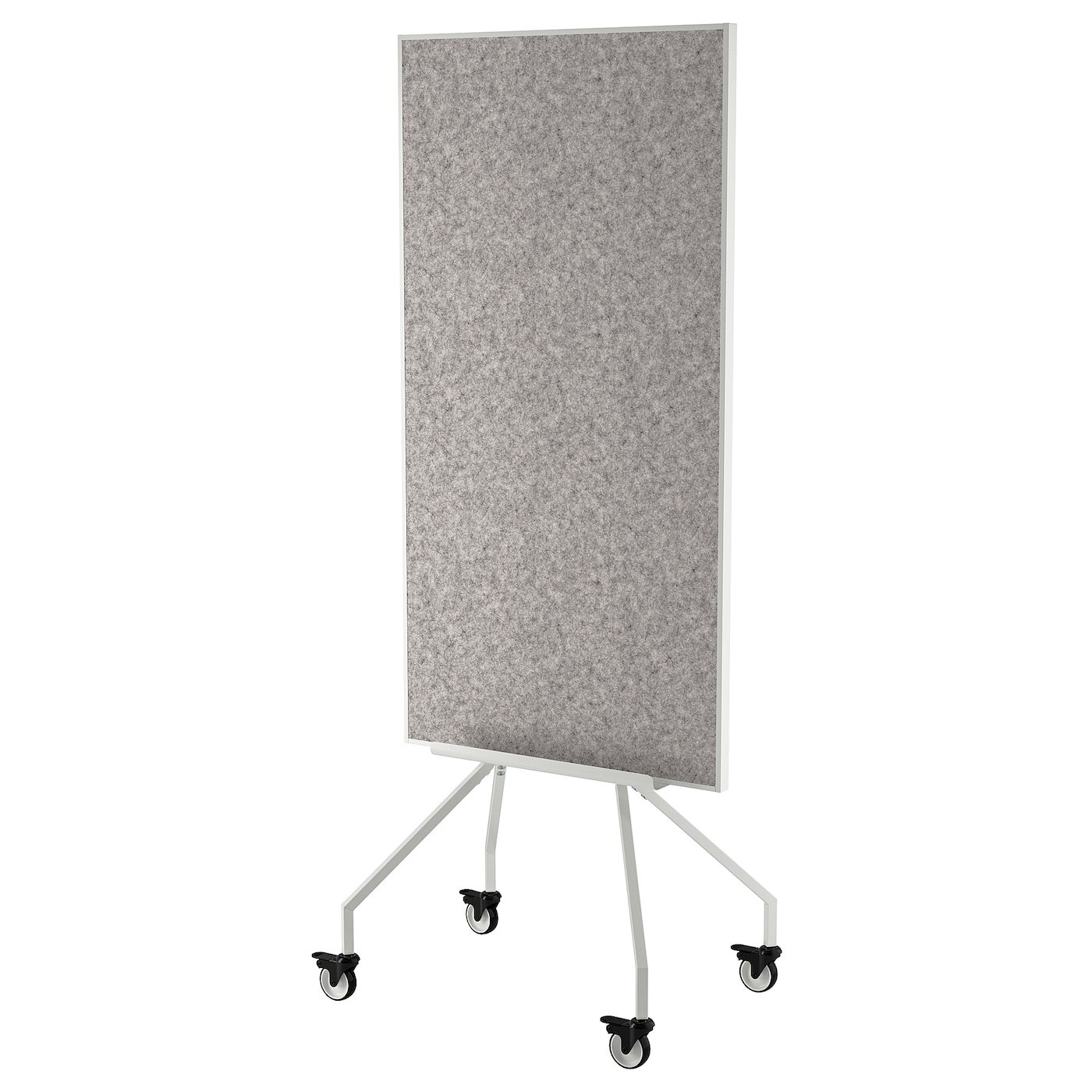 IKEA ELLOVEN tablica biała/ogłoszeniowa z kół, biały, 70x180 cm
