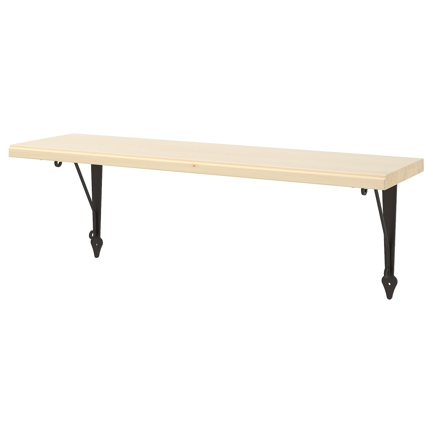 IKEA TRANHULT / KROKSHULT półka ścienna, osika, 80x20 cm