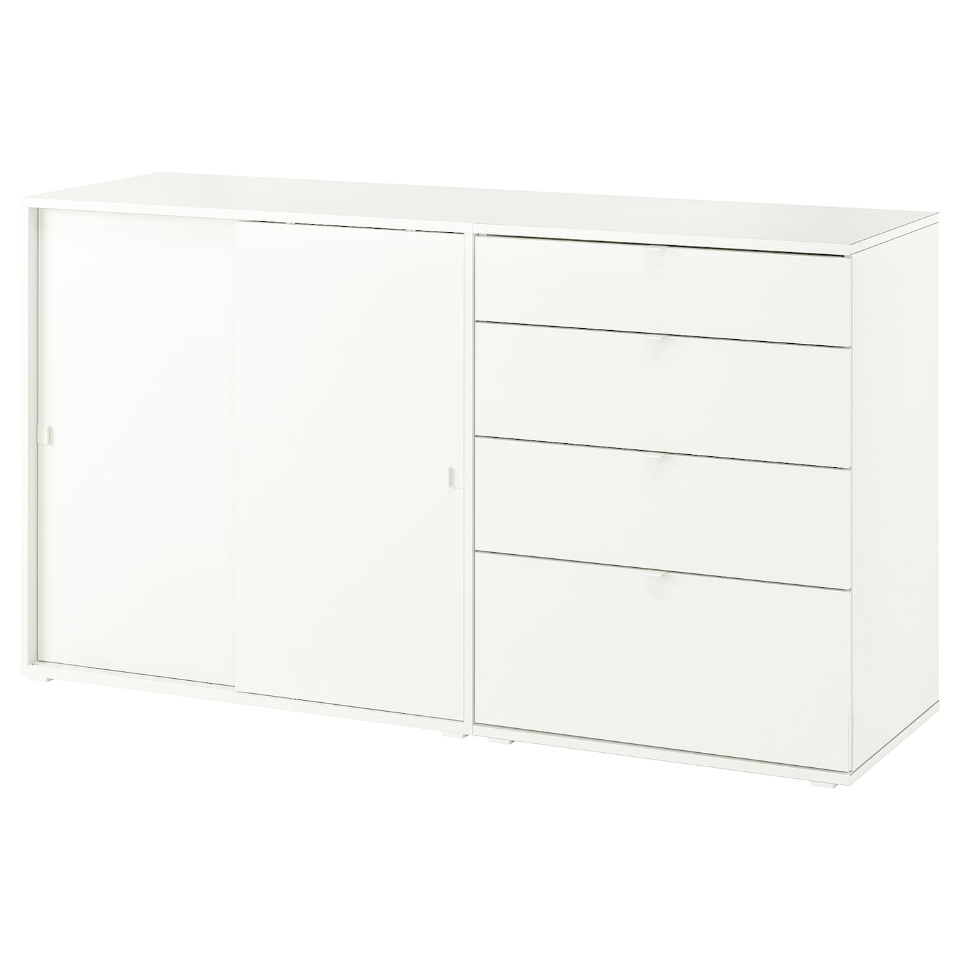 IKEA VIHALS regał, biały, 165x47x90 cm
