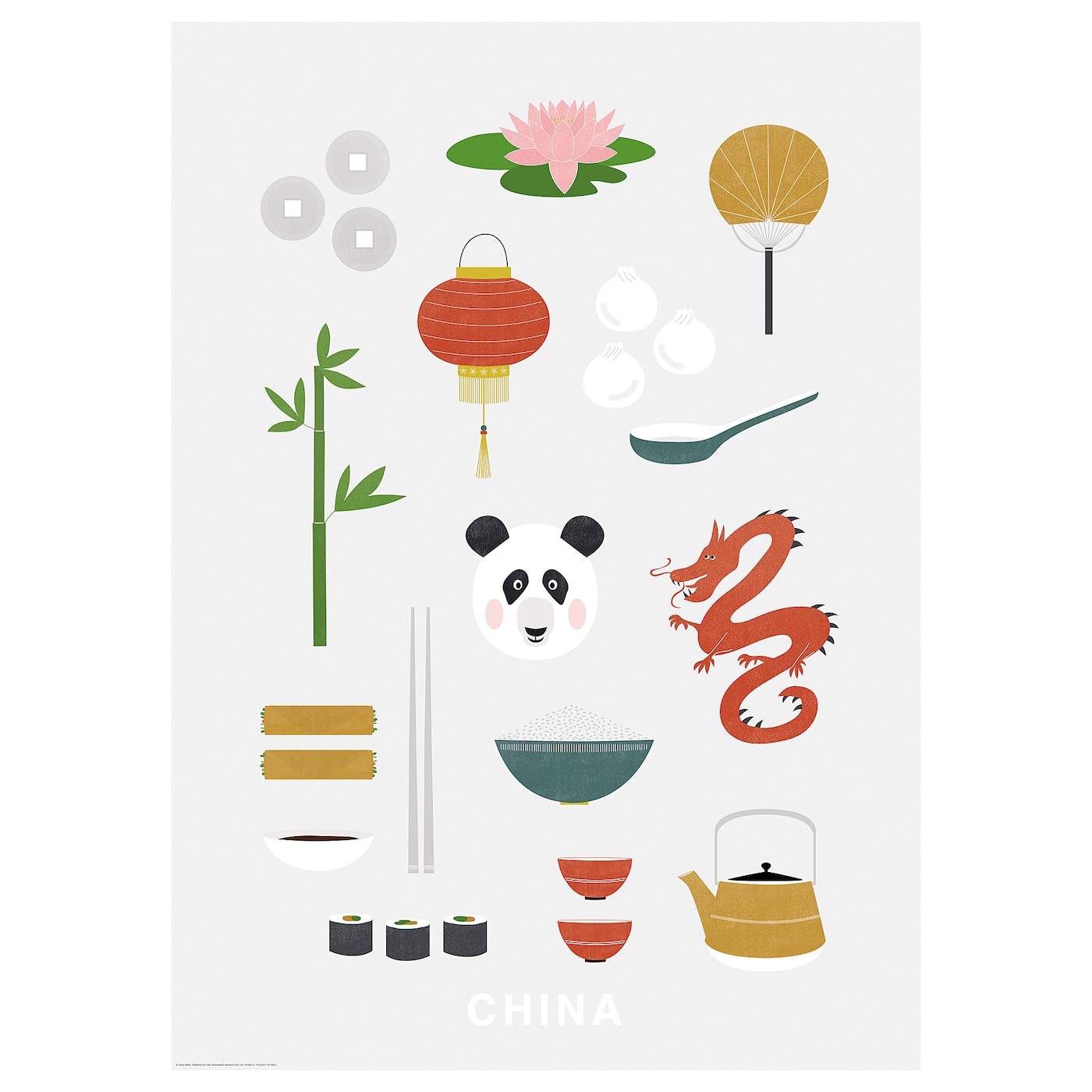 IKEA BILD Plakat, w Chinach, 50x70 cm