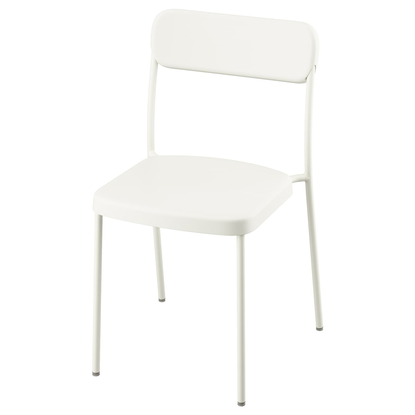 IKEA VIHALS krzesło, biały, Głębokość: 47 cm