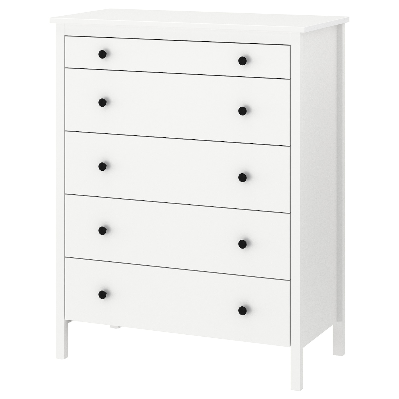 IKEA KOPPANG komoda, 5 szuflad, biały, 90x114 cm