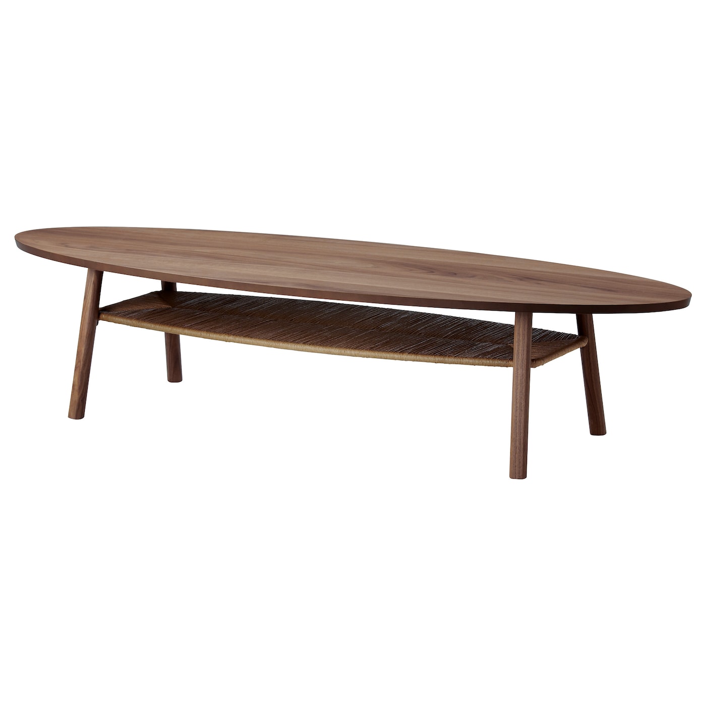 IKEA STOCKHOLM stolik kawowy, okleina orzechowa, 180x59 cm