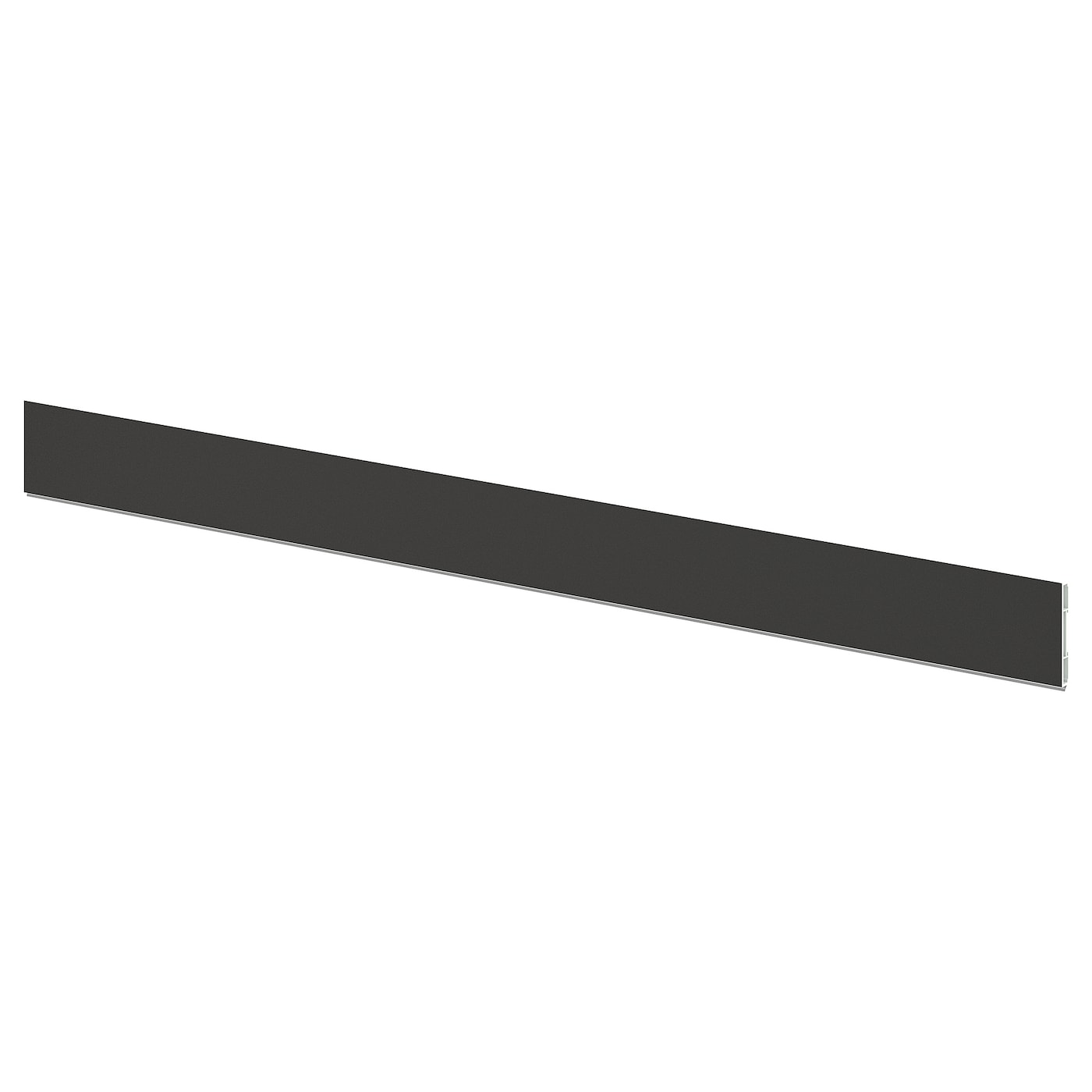 IKEA FÖRBÄTTRA cokół, Matowy antracyt, 220x8 cm