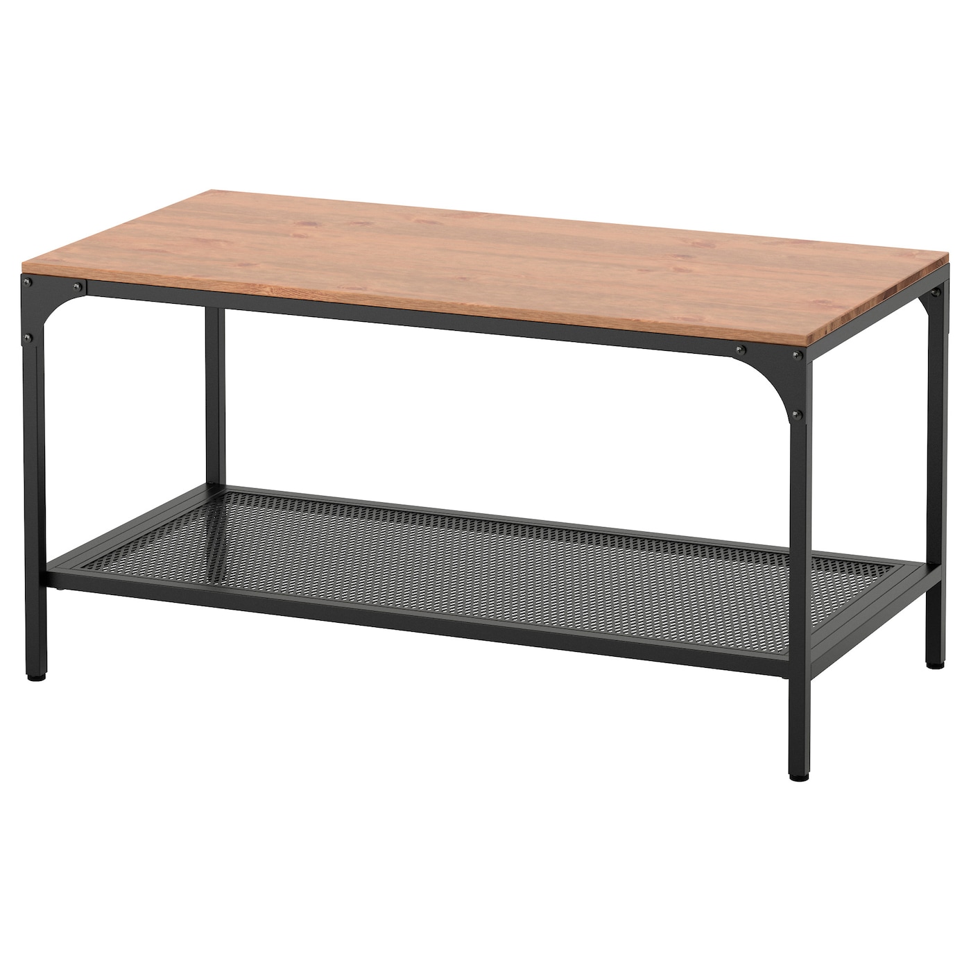IKEA FJÄLLBO stolik kawowy, czarny, 90x46 cm